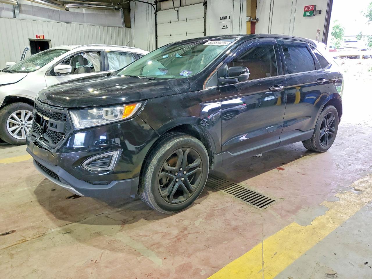 2017 Ford Edge Titanium, VIN 2FMPK3K94HBC27834 — Front end