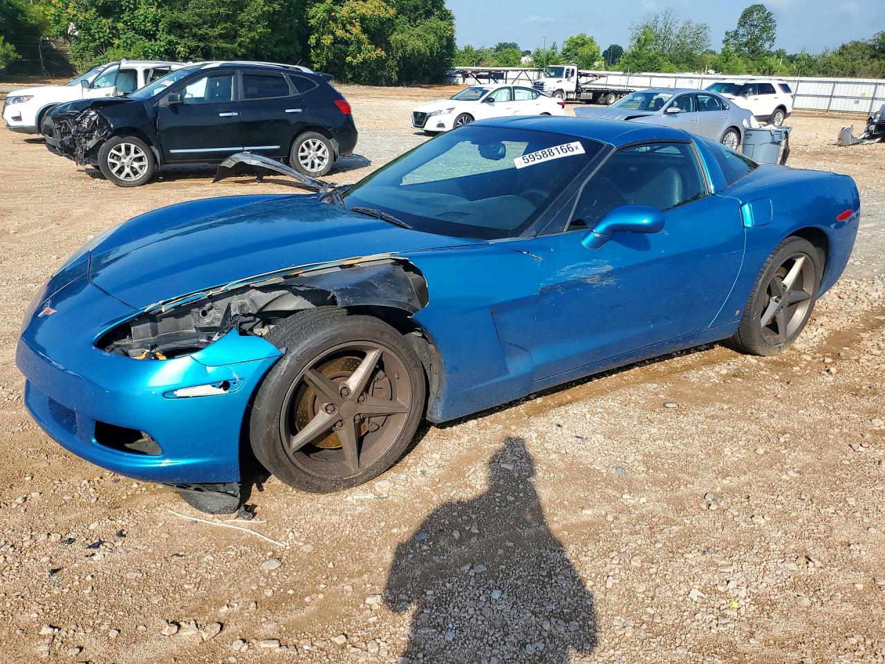 2008 Chevrolet Corvette, VIN 1G1YY26W285102782 — Front end