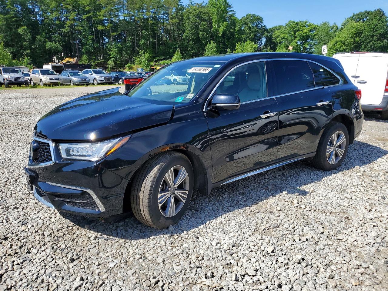2020 Acura MDX, VIN 5J8YD4H33LL047220 — Front end