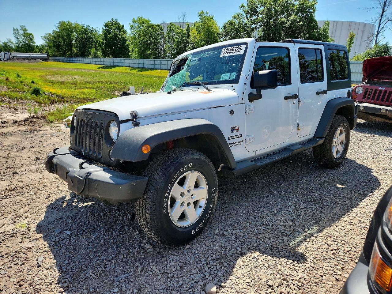 2017 Jeep Wrangler Unlimited Willys Wheeler, VIN 1C4BJWDG5HL748169 — All over