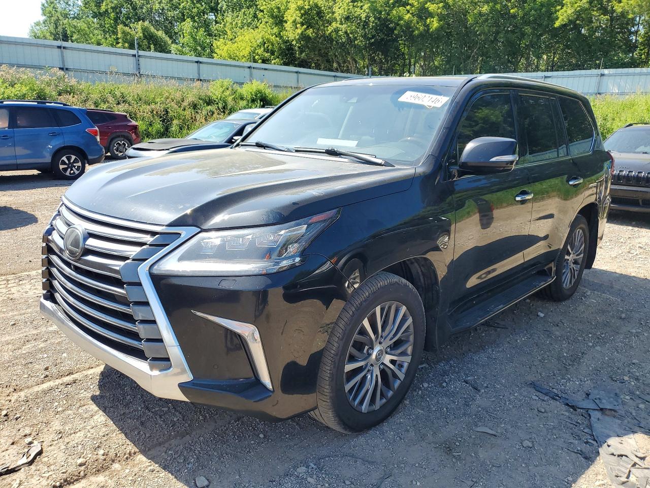 2018 Lexus LX 570, VIN JTJHY7AX8J4270567 — Front end