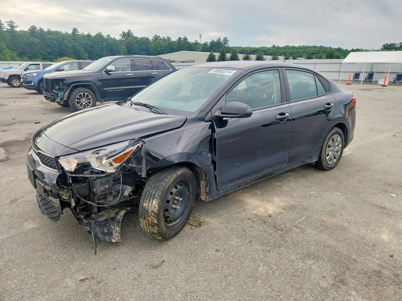 2020 Kia Rio LX, VIN 3KPA24AD1LE346206 — Front end