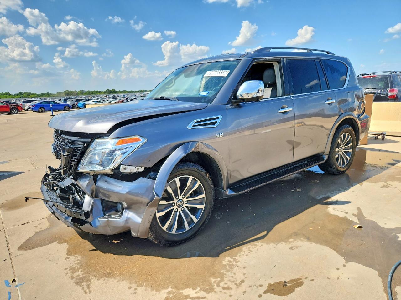 2020 Nissan Armada SL, VIN JN8AY2ND1L9109284 — Front end