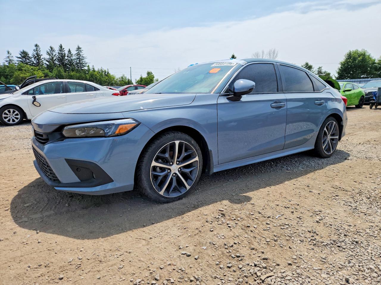 2022 Honda Civic Touring, VIN 2HGFE1F94NH006475 — Roof