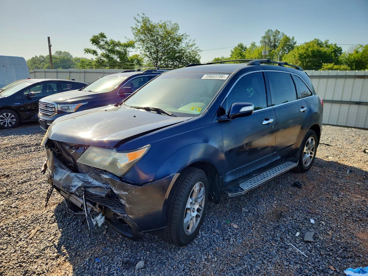 2011 Acura MDX, VIN 2HNYD2H28BH531948 — Front end
