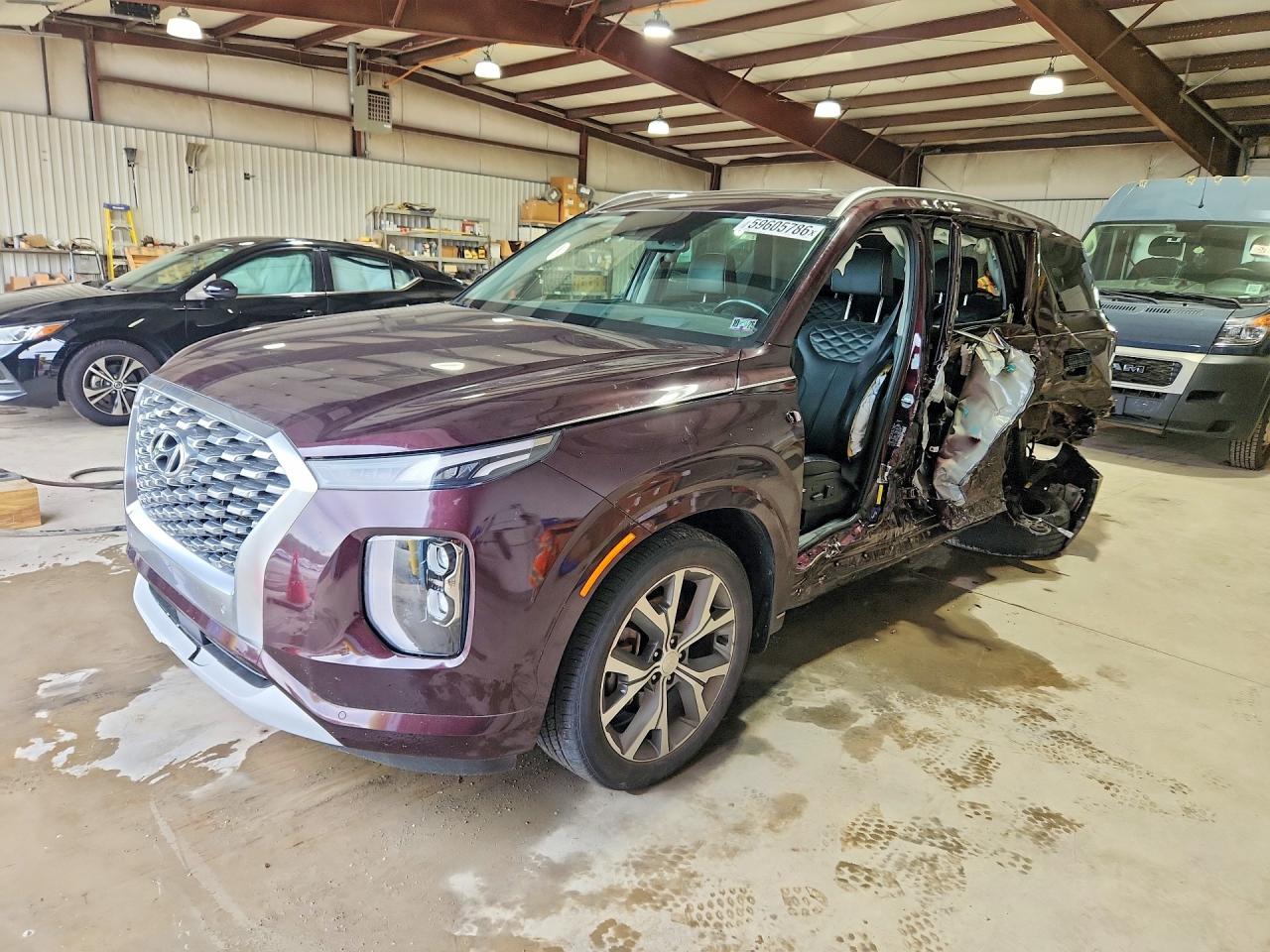 2021 Hyundai Palisade Limited, VIN KM8R5DHE0MU196614 — Side