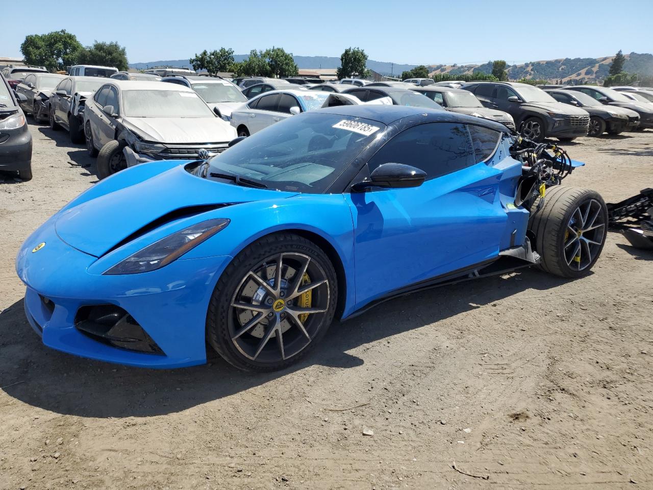 2024 Lotus Emira First Edition, VIN SCCLEKAX6RHA11705 — Rear end