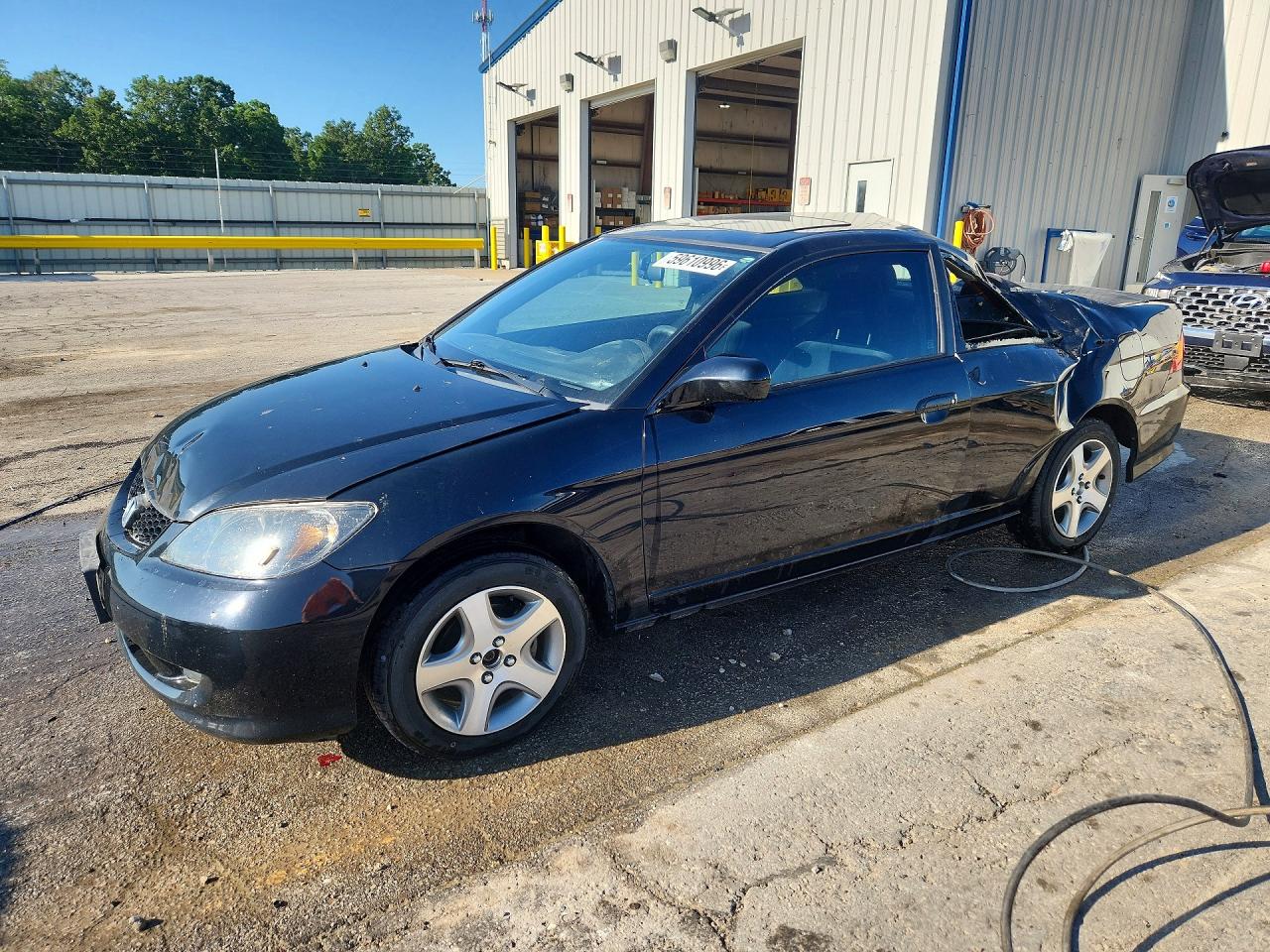 2004 Honda Civic EX, VIN 1HGEM22944L047667 — Крыша