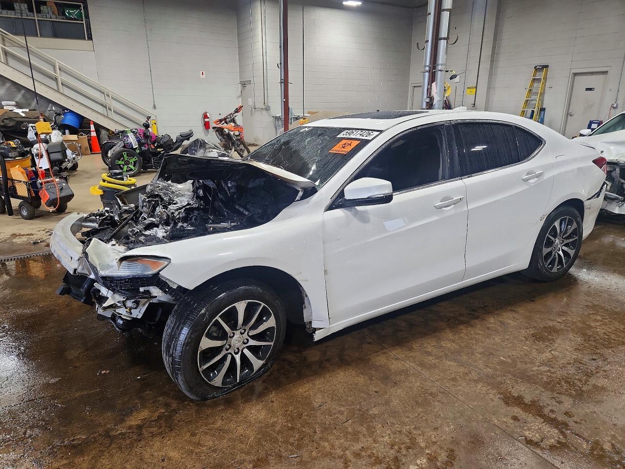 2015 Acura TLX, VIN 19UUB1F39FA019458 — Burn
