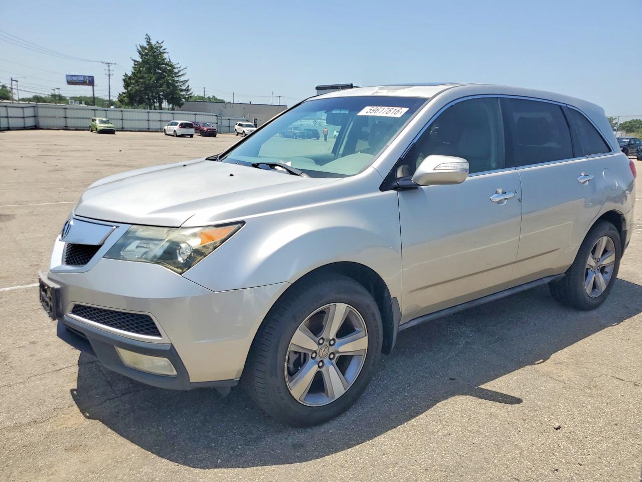 2012 Acura MDX, VIN 2HNYD2H28CH539064 — Undercarriage
