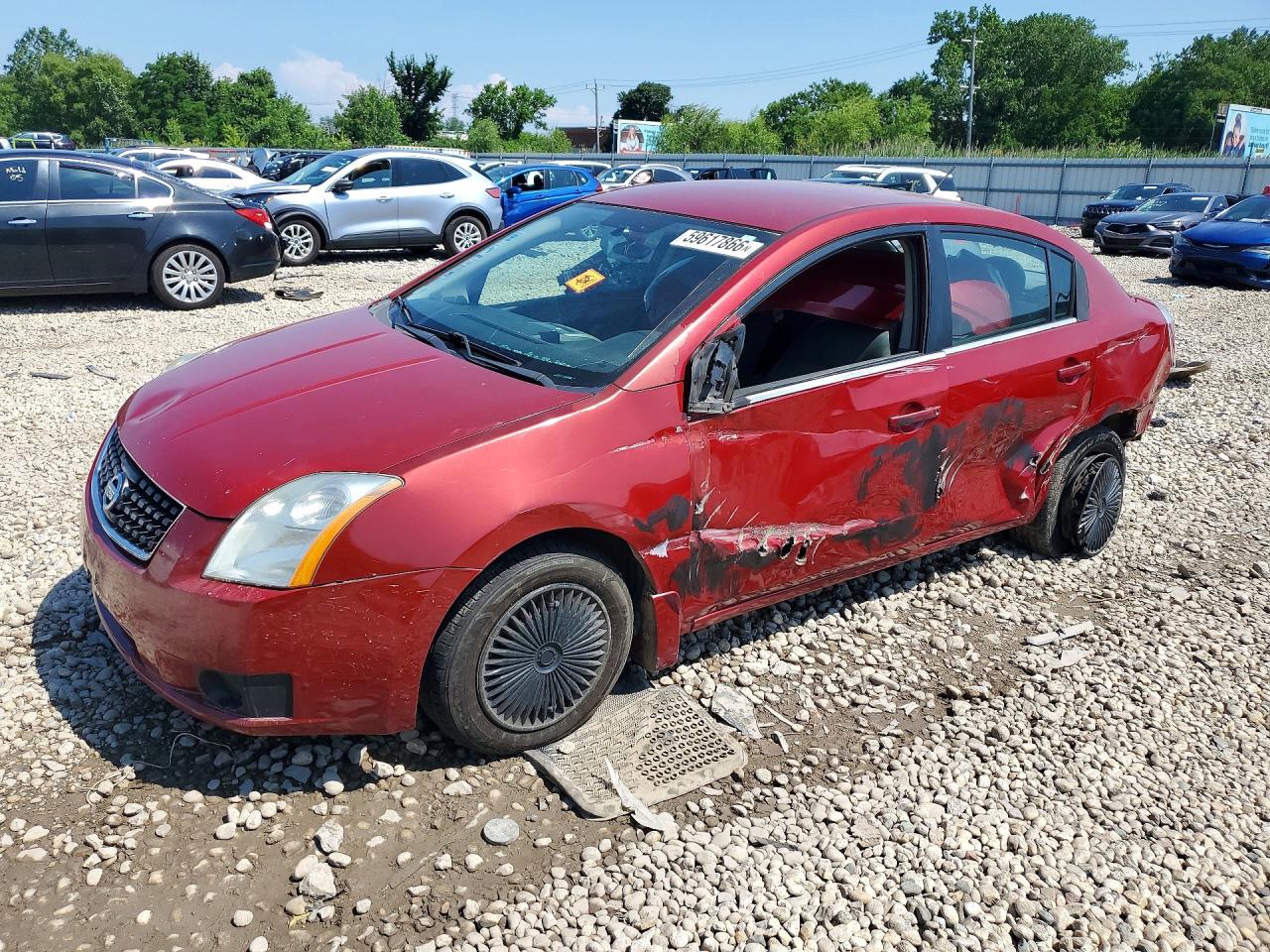 2009 Nissan Sentra 2.0, VIN 3N1AB61E09L669612 — Side