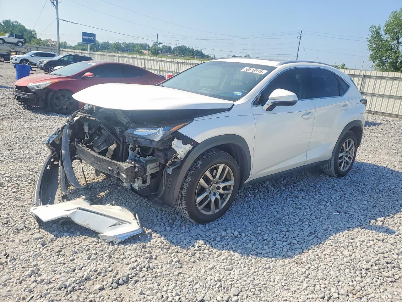 2016 Lexus NX 200t, VIN JTJYARBZ5G2044622 — Перед