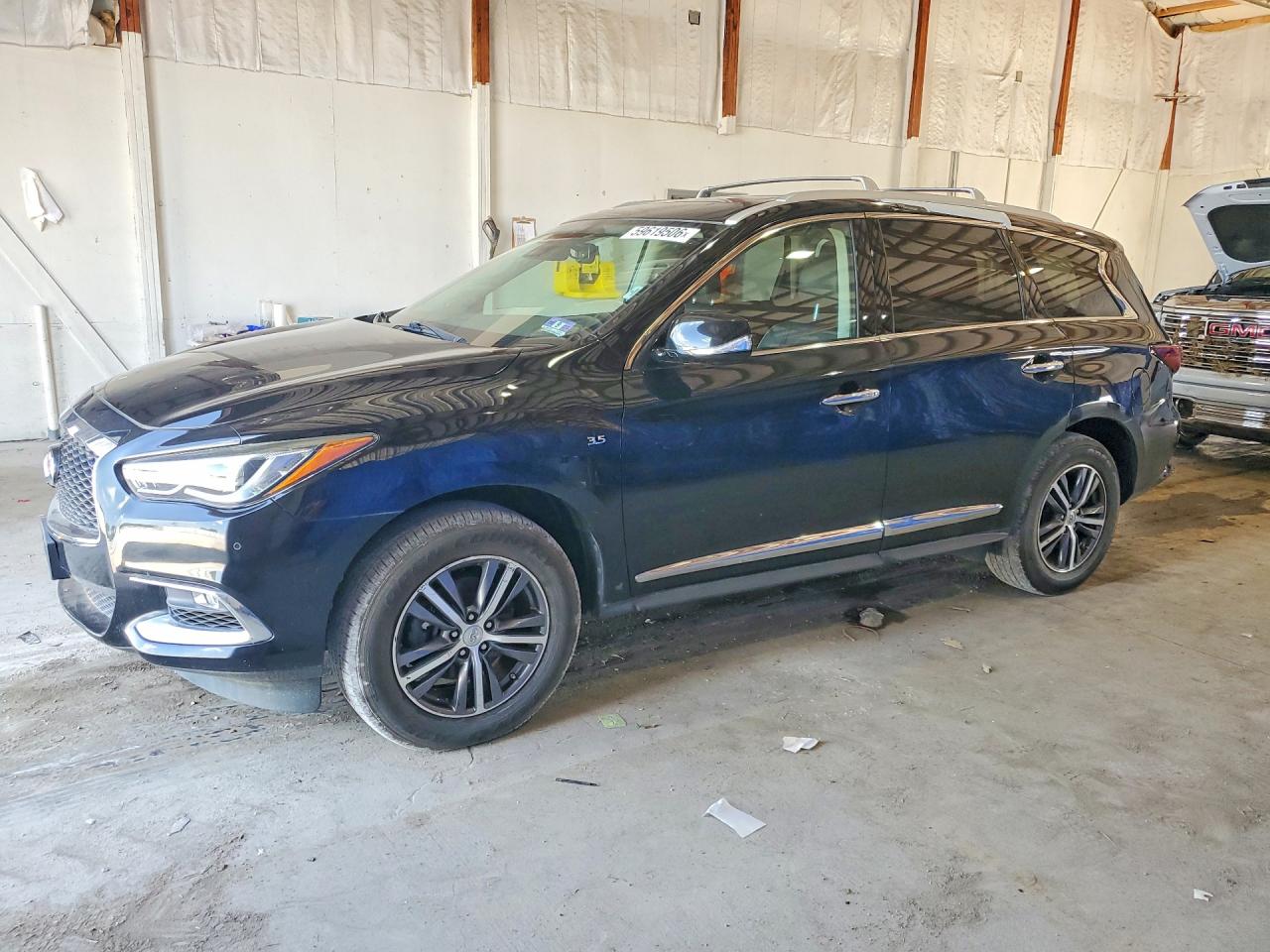2019 Infiniti QX60 Luxe, VIN 5N1DL0MMXKC528843 — Water / flood