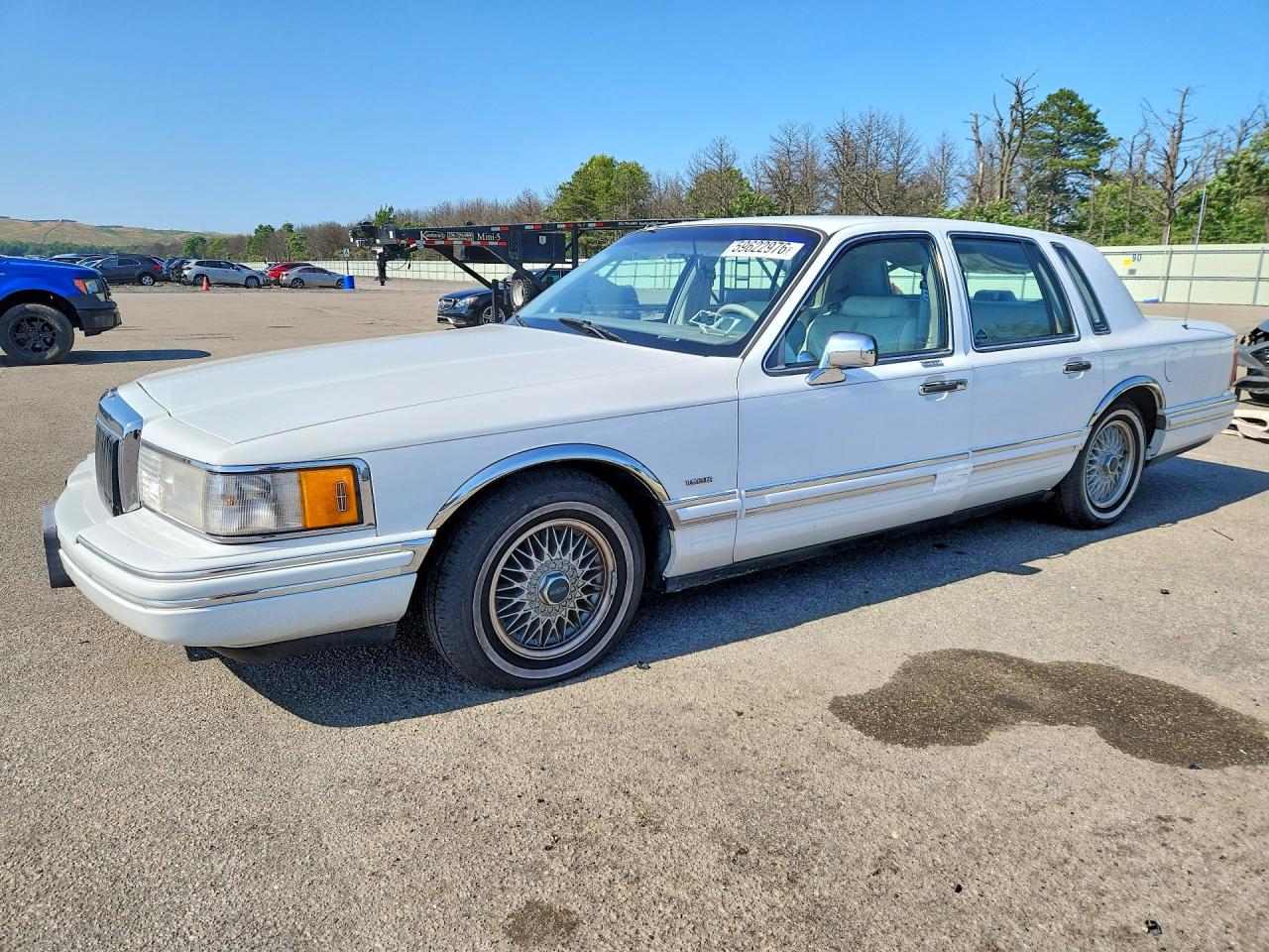 1991 Lincoln Town Car, VIN 1LNCM82W0MY728020 — Water / flood