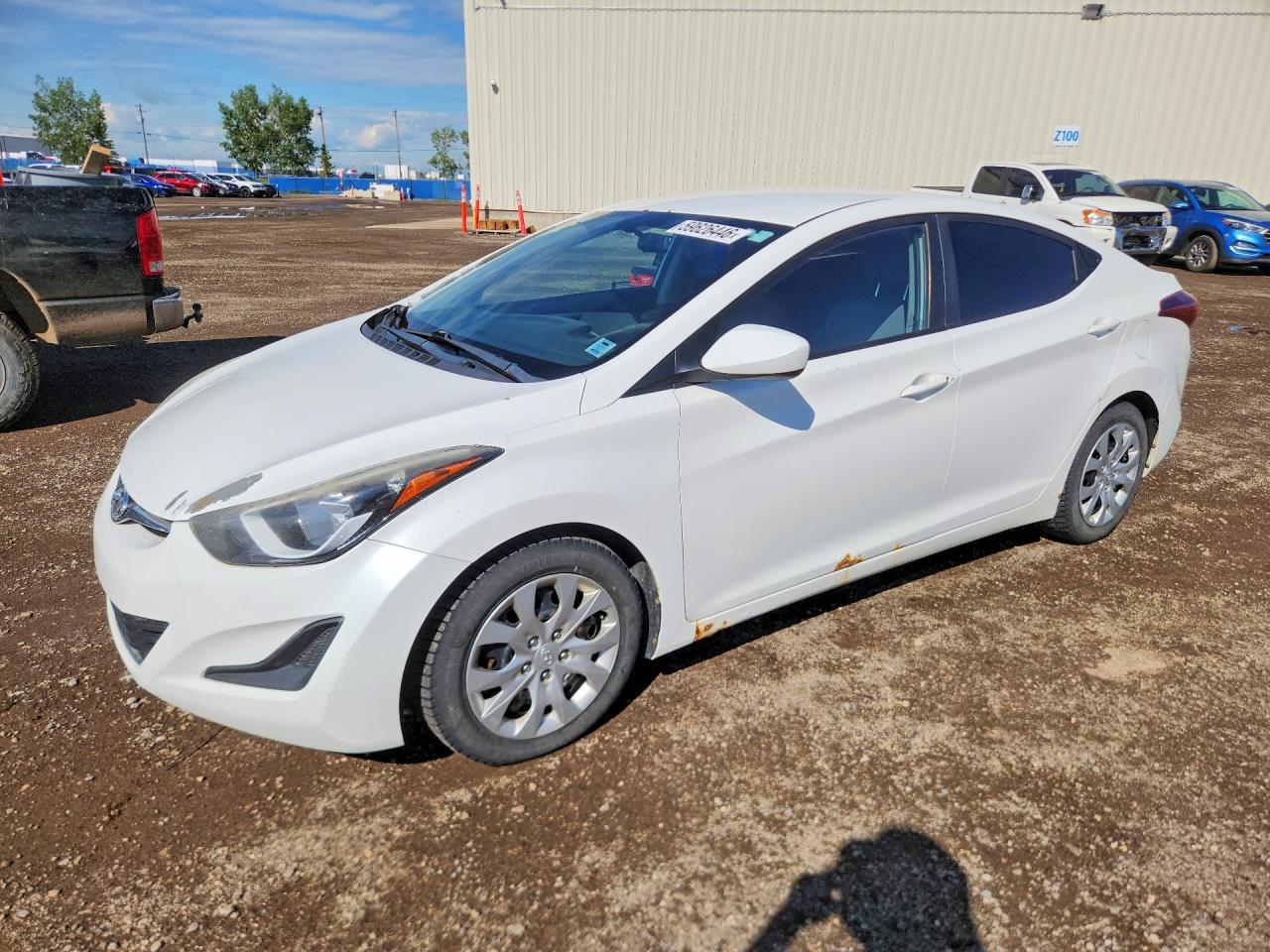 2014 Hyundai Elantra SE, VIN 5NPDH4AE7EH518970 — Auction photo