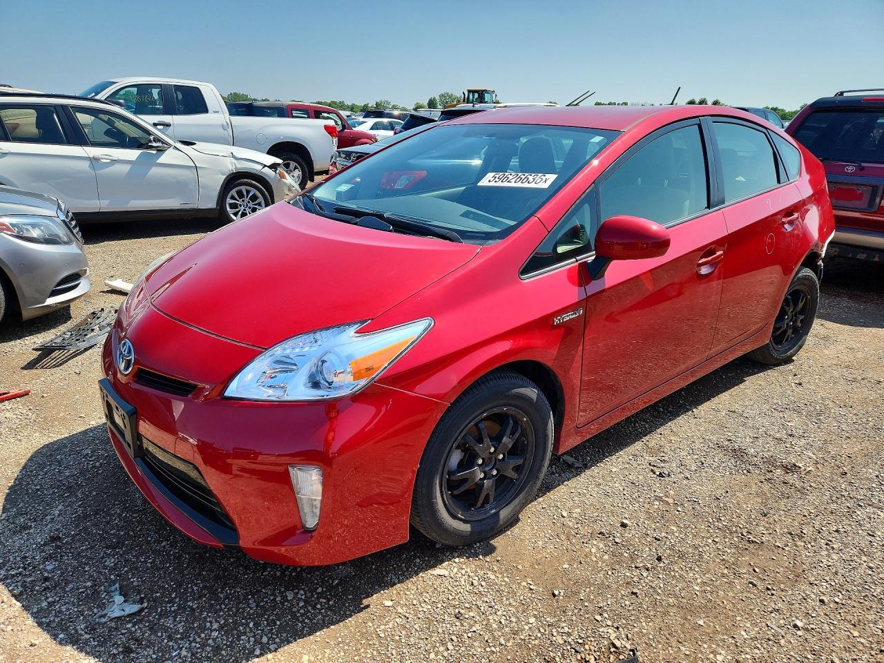 2015 Toyota Prius Two, VIN JTDKN3DU3F0442188 — Rear end