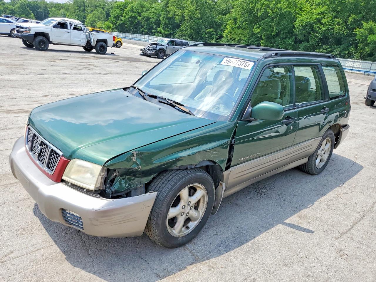 2002 Subaru Forester S, VIN JF1SF65522H738035 — Перед