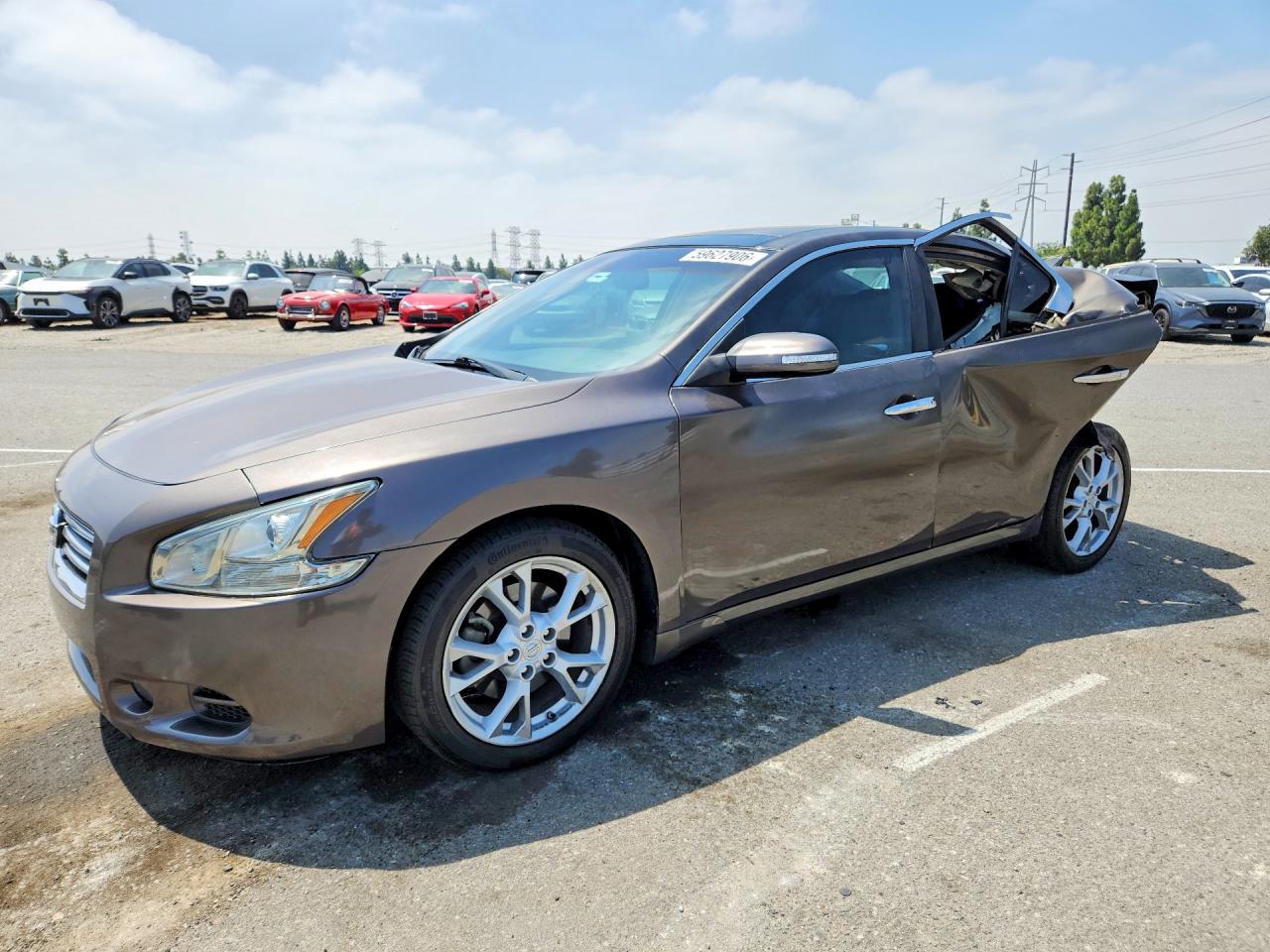 2012 Nissan Maxima SV, VIN 1N4AA5AP3CC807373 — Зад