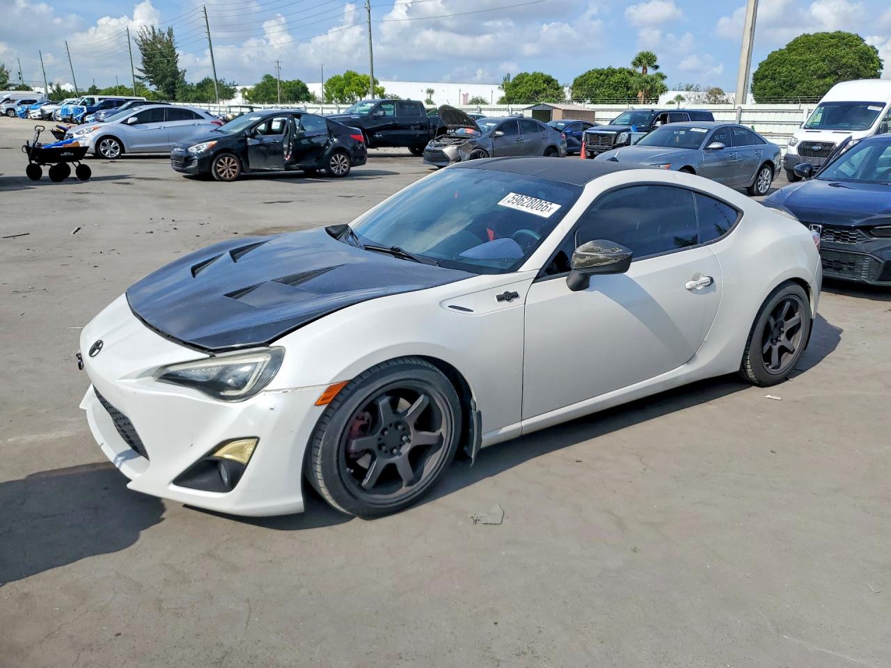 2013 Scion FR-S, VIN JF1ZNAA16D2726192 — Rear end