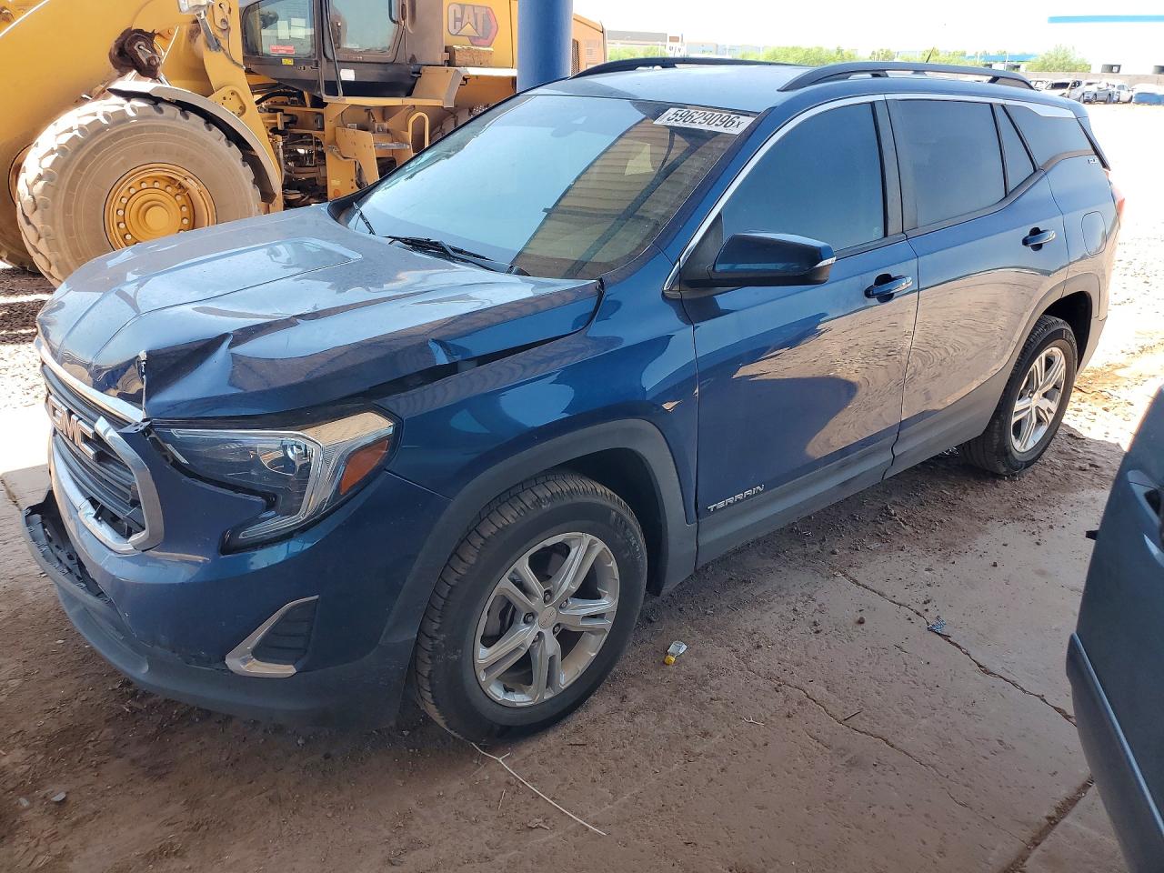 2021 GMC Terrain SLE, VIN 3GKALTEV6ML301645 — Front end