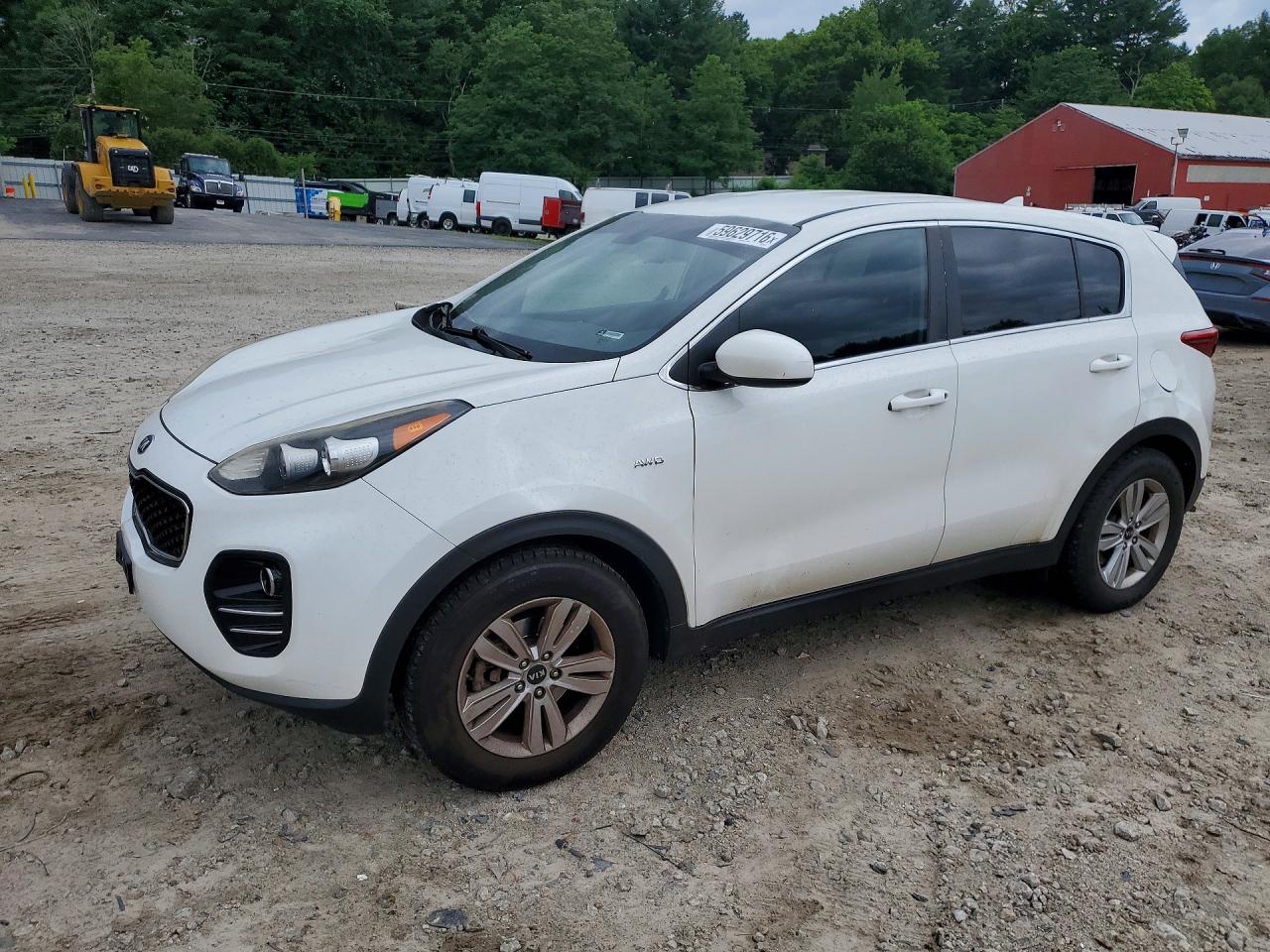 2017 Kia Sportage LX, VIN KNDPMCAC7H7086276 — Крыша