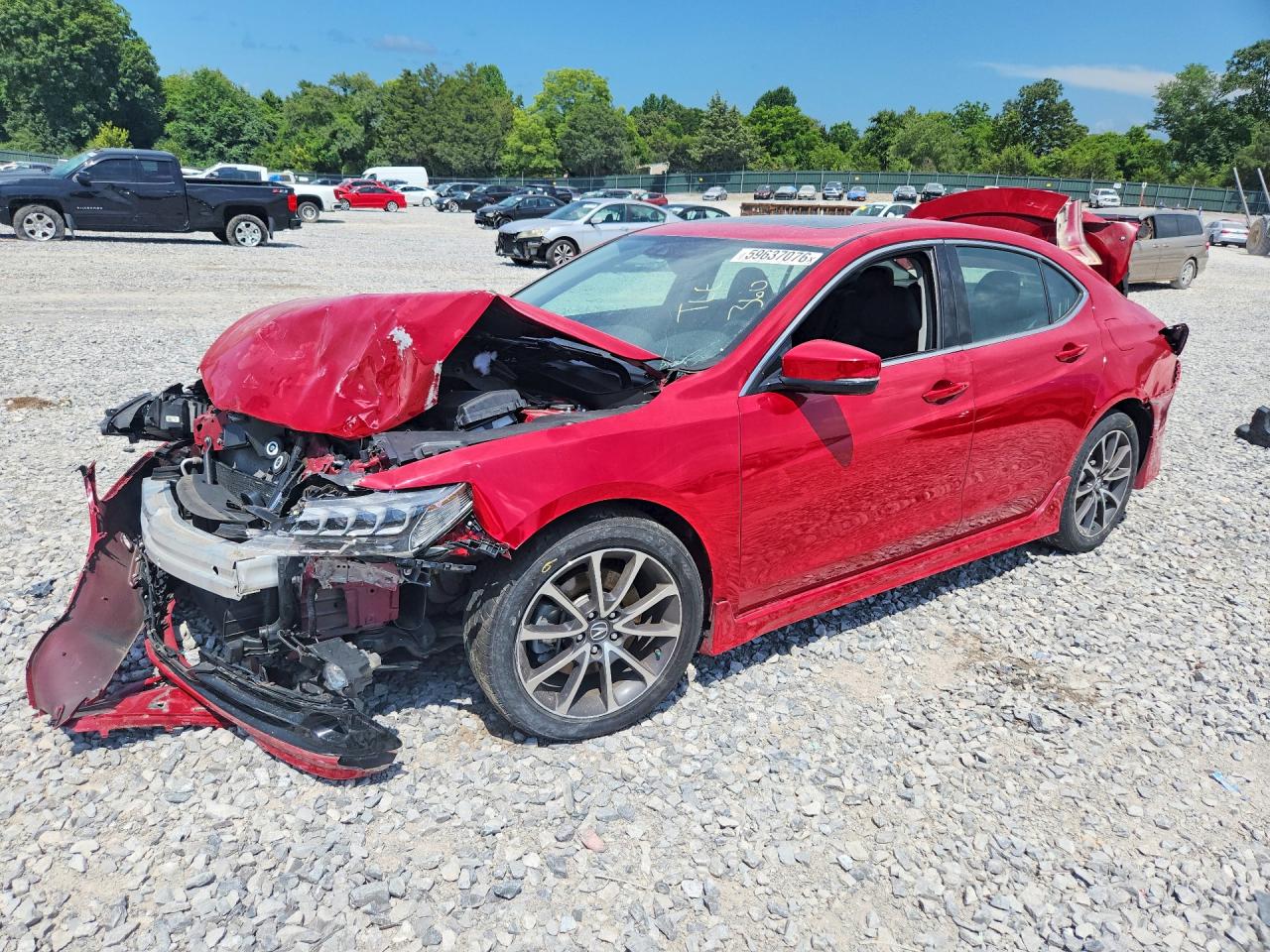 2017 Acura TLX V6 w/Advance Pkg, VIN 19UUB3F79HA000328 — Зад