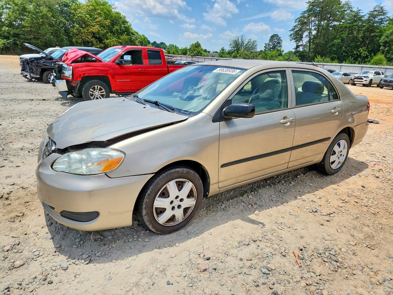 2008 Toyota Corolla CE, VIN 1NXBR32E38Z949387 — Front end