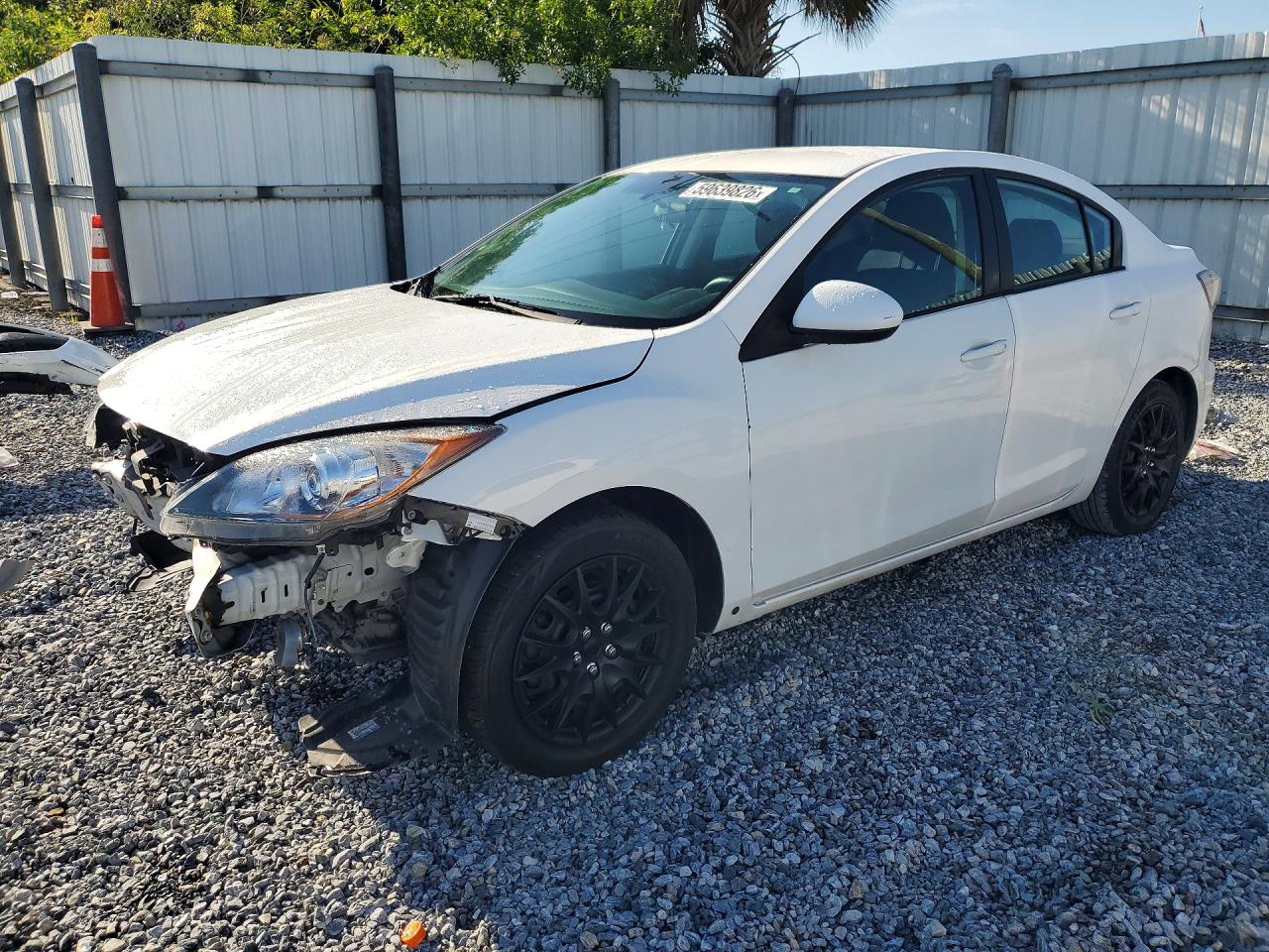 2012 Mazda 3 i Sport, VIN JM1BL1UF6C1633296 — Front end