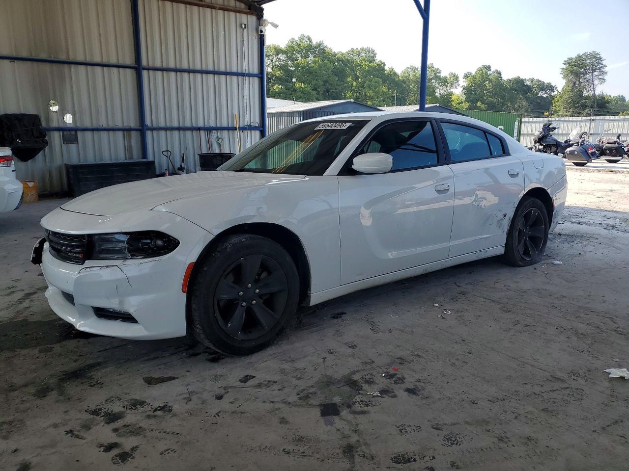 2018 Dodge Charger SXT Plus, VIN 2C3CDXHG6JH166603 — Опрокидывание