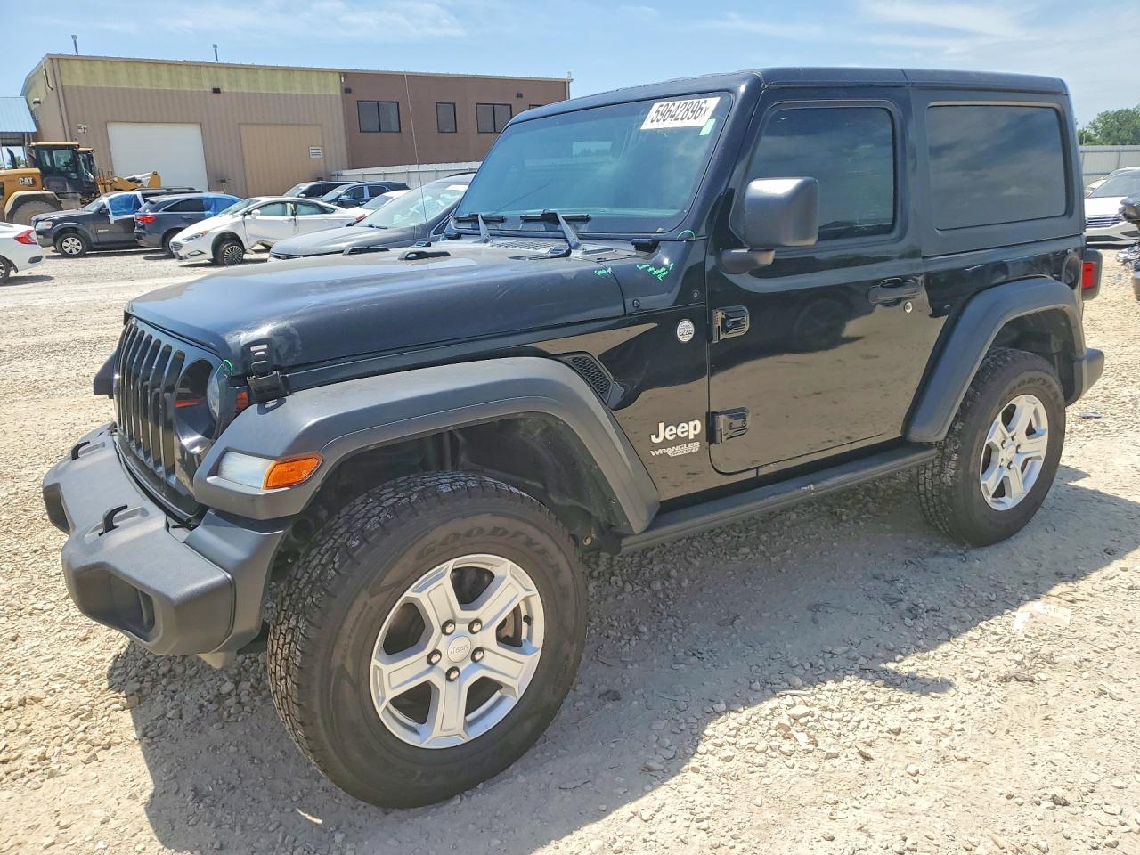 2020 Jeep Wrangler Sport S, VIN 1C4GJXAN3LW208860 — Front end