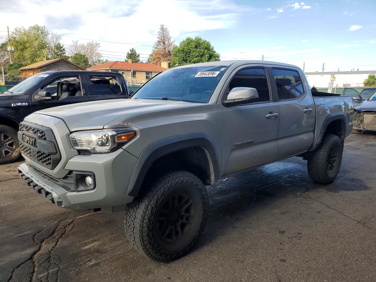 2019 Toyota Tacoma TRD Off Road, VIN 3TMCZ5AN9KM278678 — Rear end