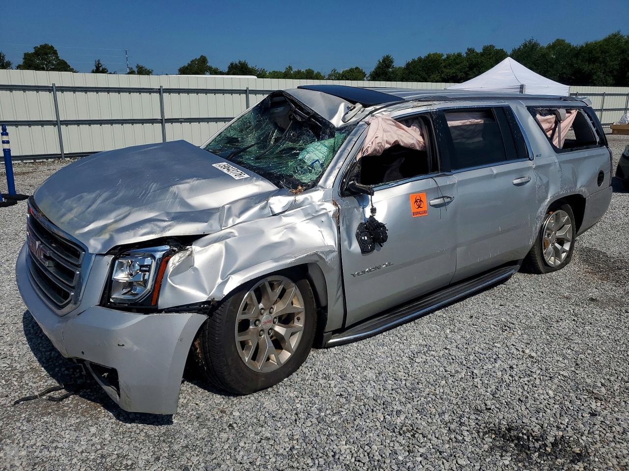 2017 GMC Yukon XL SLT, VIN 1GKS1GKC4HR249905 — Rollover