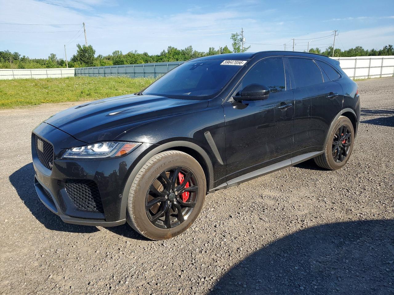 2020 Jaguar F-Pace SVR, VIN SADCZ2EE6LA634984 — Vandalism