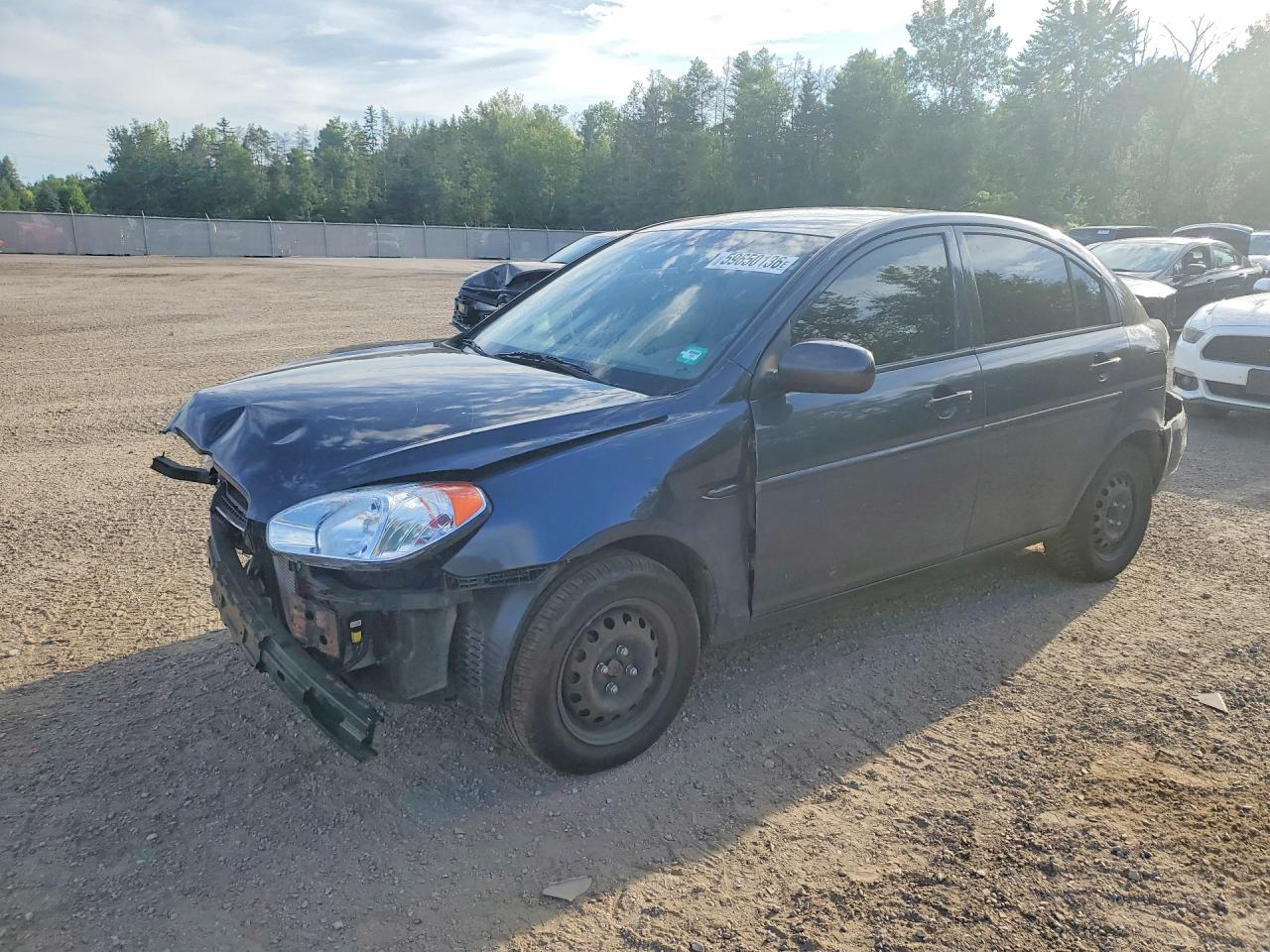 2011 Hyundai Accent GL, VIN KMHCN4BC0BU611862 — Front end