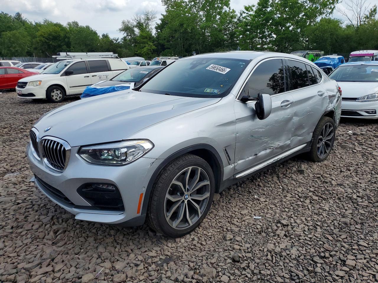 2020 BMW X4 xDrive30i, VIN 5UX2V1C05L9B46276 — Side