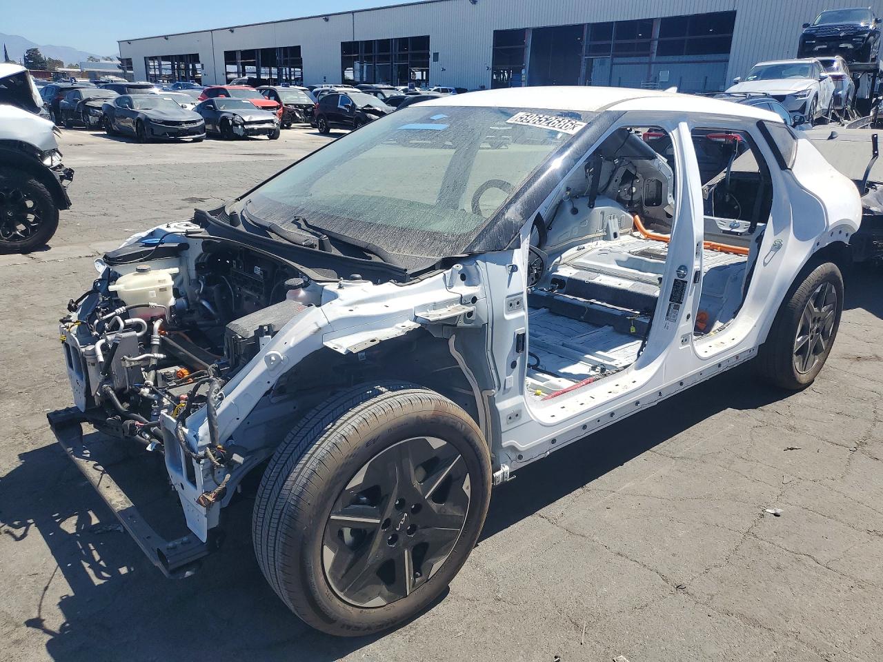 2025 Kia EV6 Wind, VIN 5XYC34JA2SG013493 — Stripped