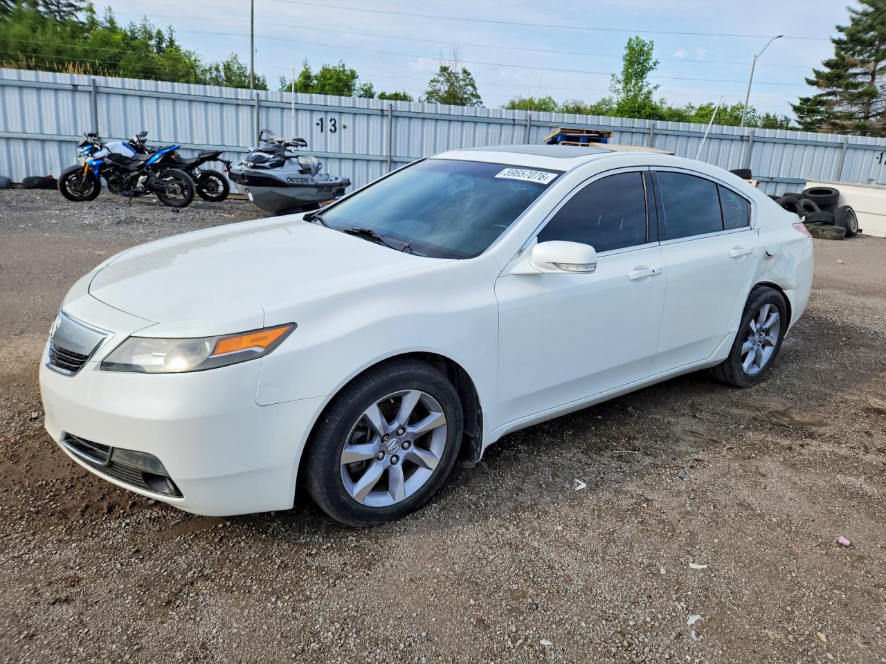 2012 Acura TL Technology, VIN 19UUA8F50CA800913 — Rear end
