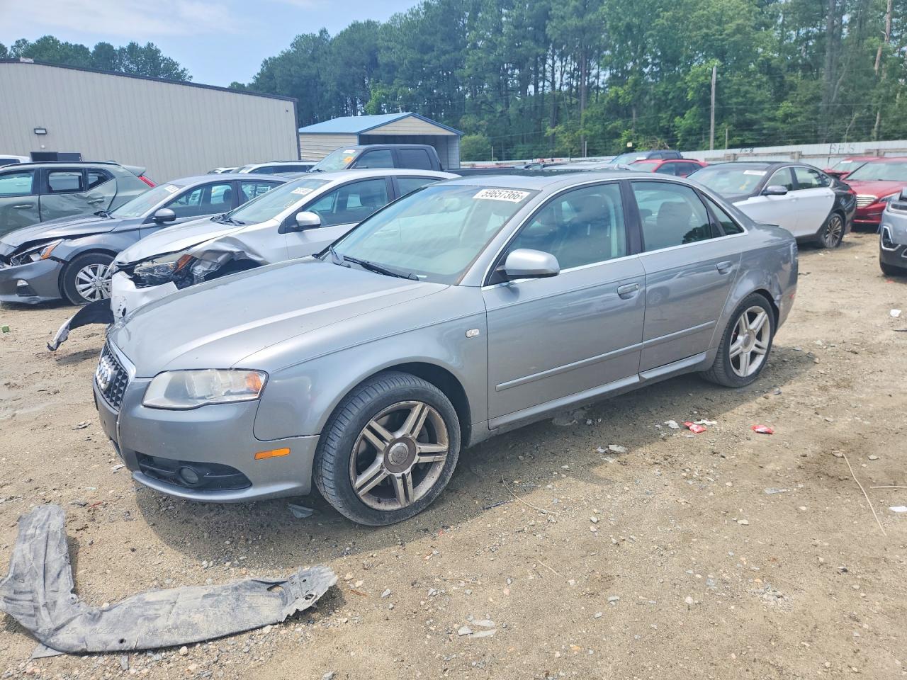 2008 Audi A4 2.0T, VIN WAUDF78E08A101762 — Rear end