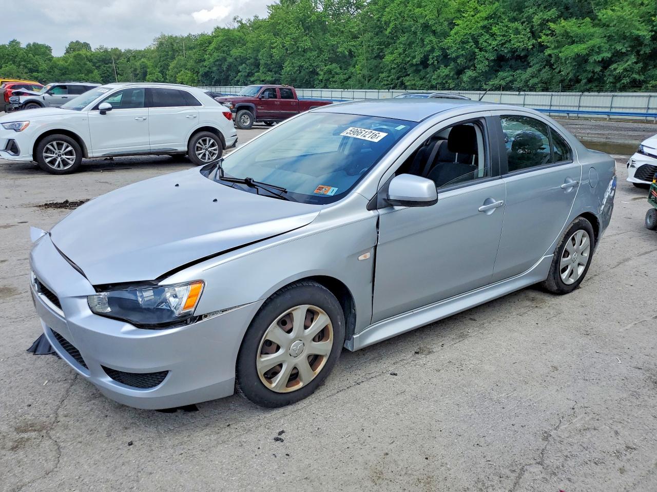 2012 Mitsubishi Lancer ES, VIN JA32U2FU8CU030331 — Front end