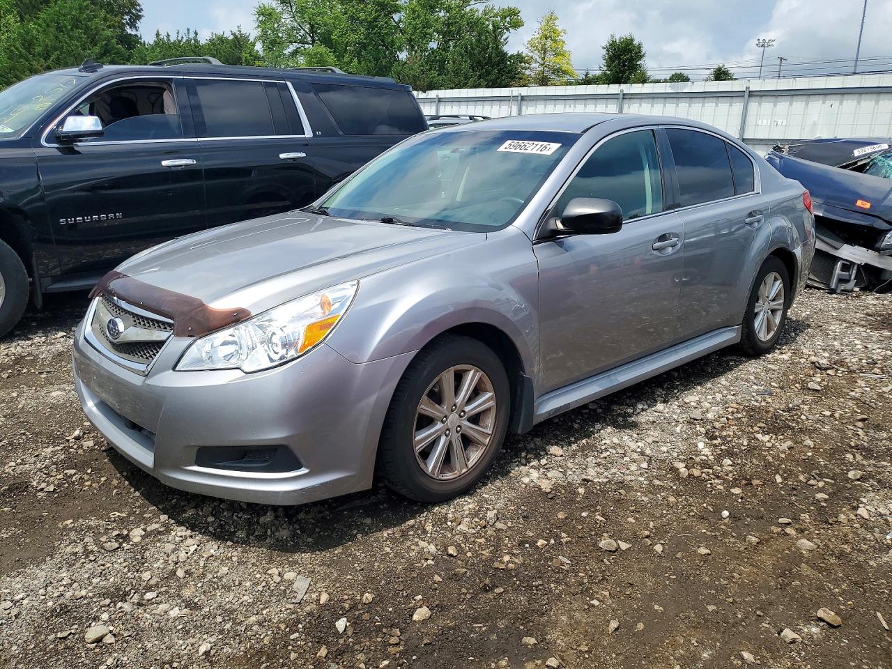 2010 Subaru Legacy Premium, VIN 4S3BMCB63A3234181 — Зад