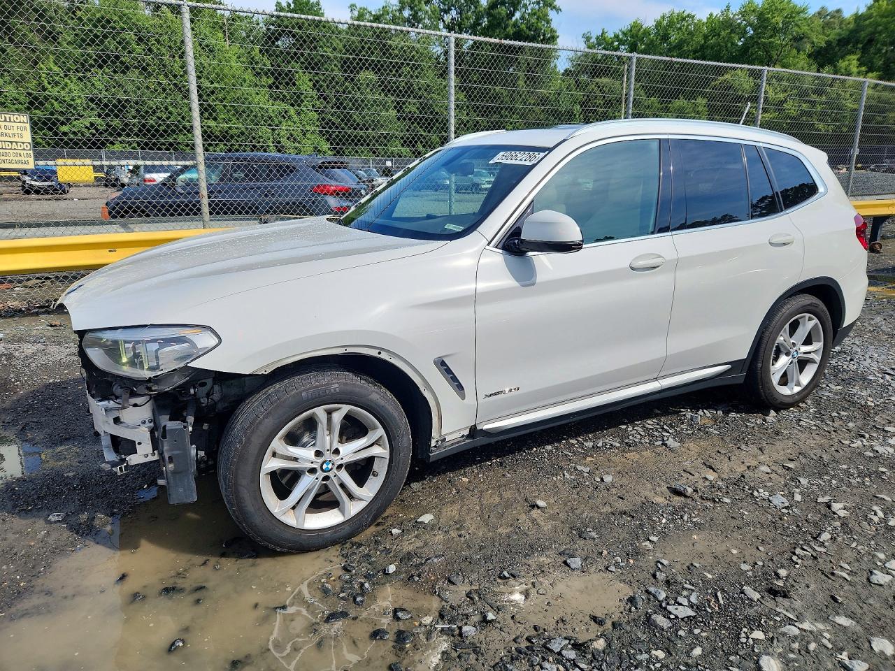 2018 BMW X3 xDrive30i, VIN 5UXTR9C5XJLC79831 — Front end