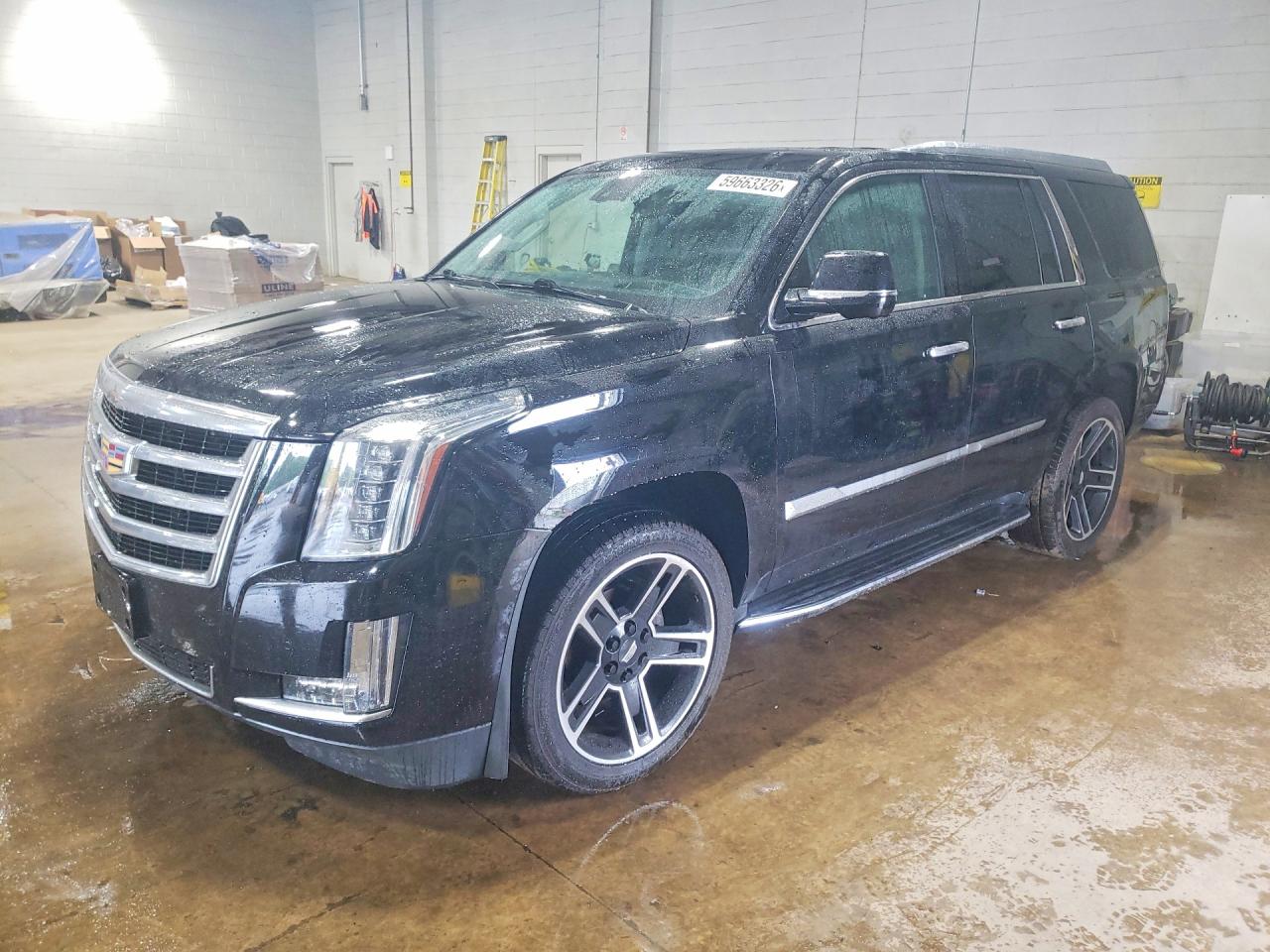 2018 Cadillac Escalade Luxury, VIN 1GYS4BKJ3JR382417 — Vandalism