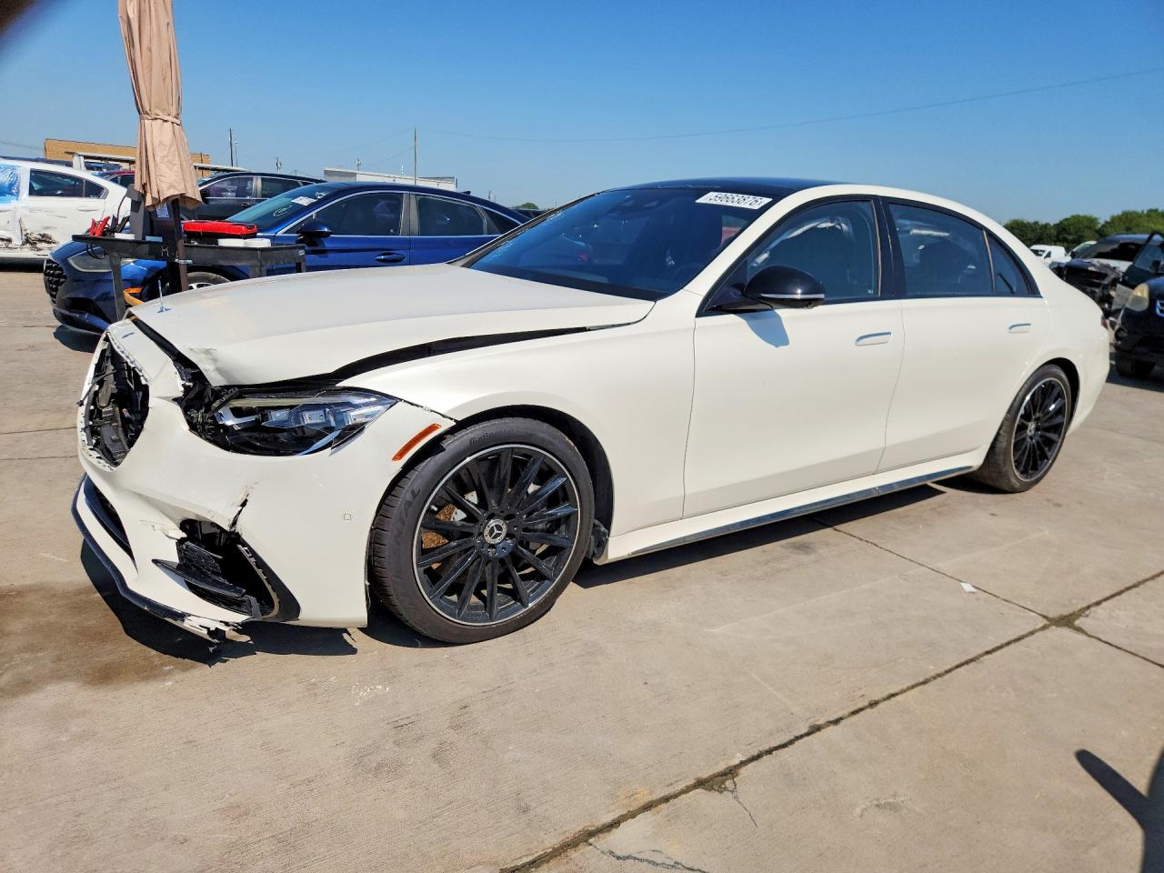 2023 Mercedes-Benz S 500, VIN W1K6G6DB2PA190138 — Front end