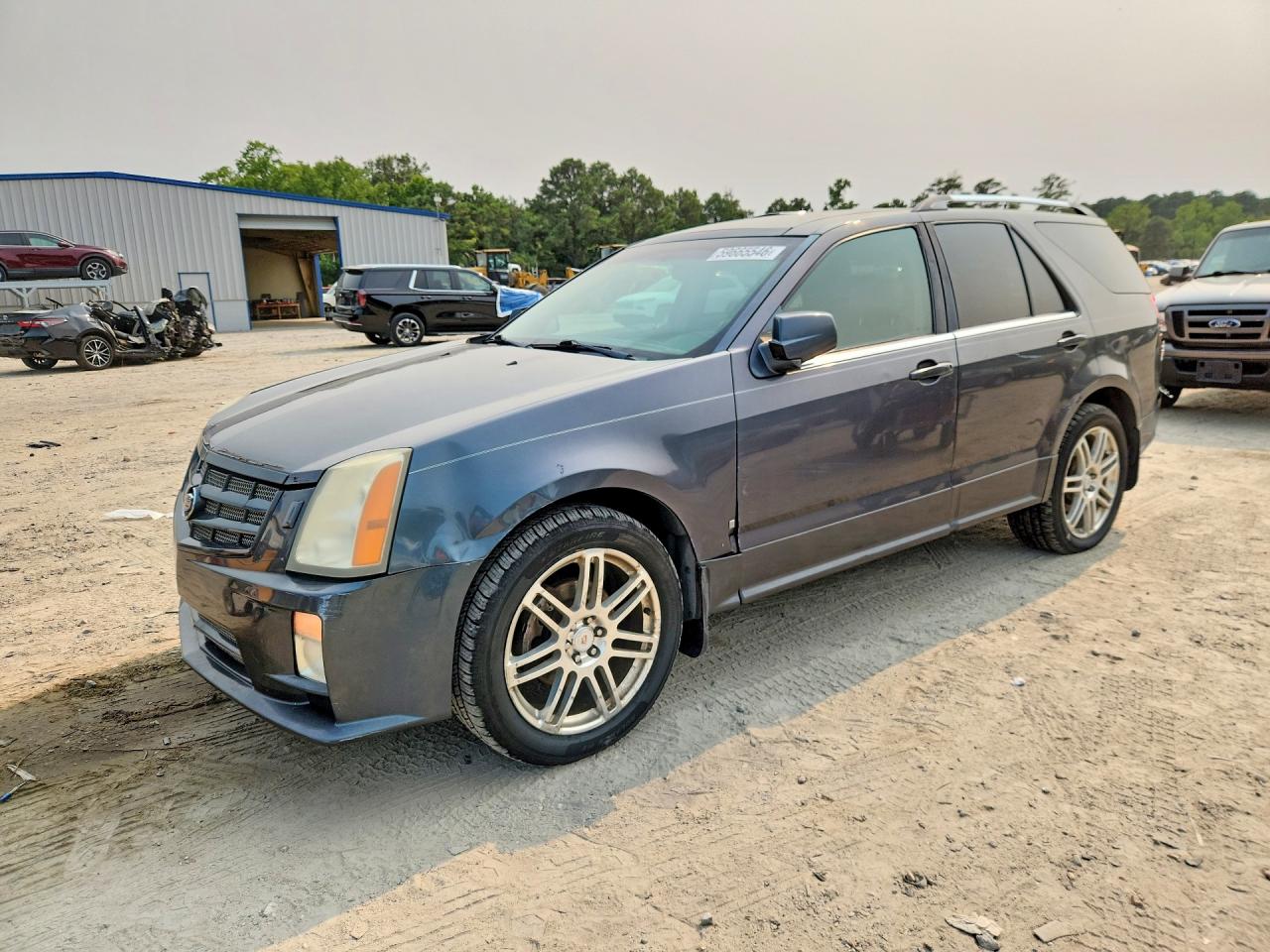 2008 Cadillac SRX AWD, VIN 1GYEE53A080202237 — Зад