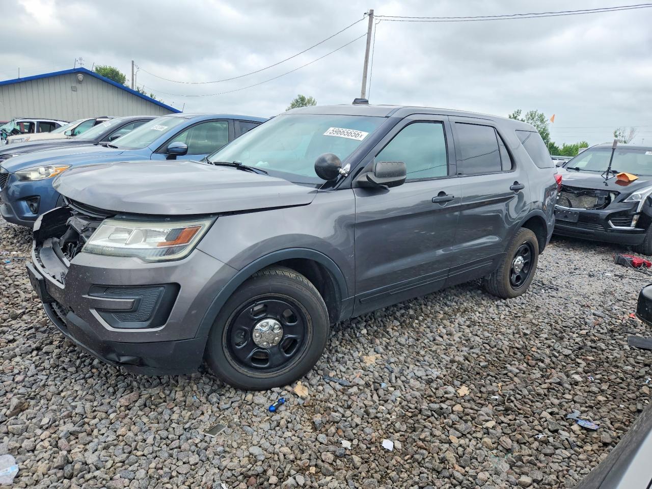 2016 Ford Police Interceptor Utility, VIN 1FM5K8AR2GGC26050 — Перед