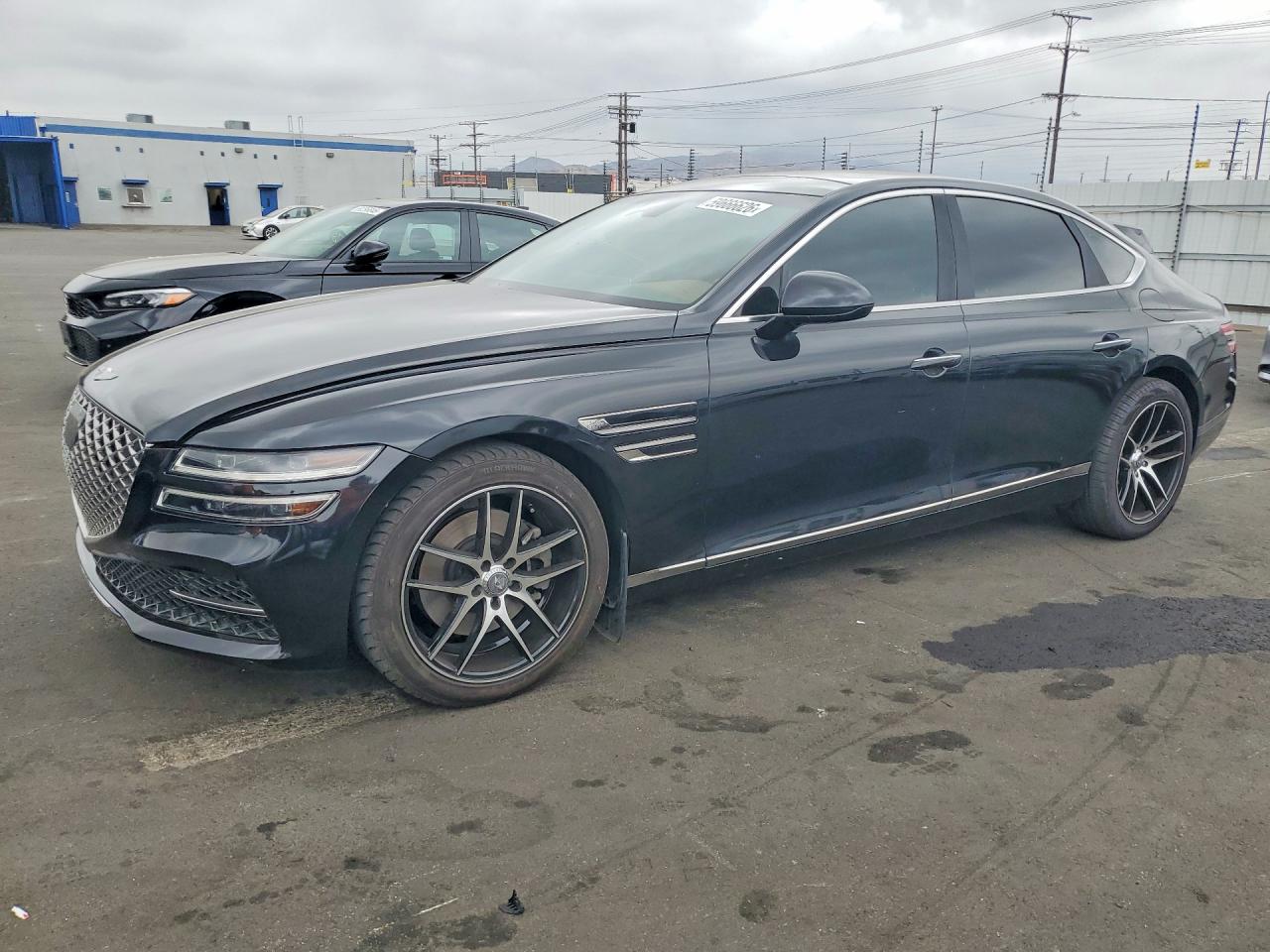 2022 Genesis G80 2.5T, VIN KMTGB4SC8NU112618 — Minor dents and scratches