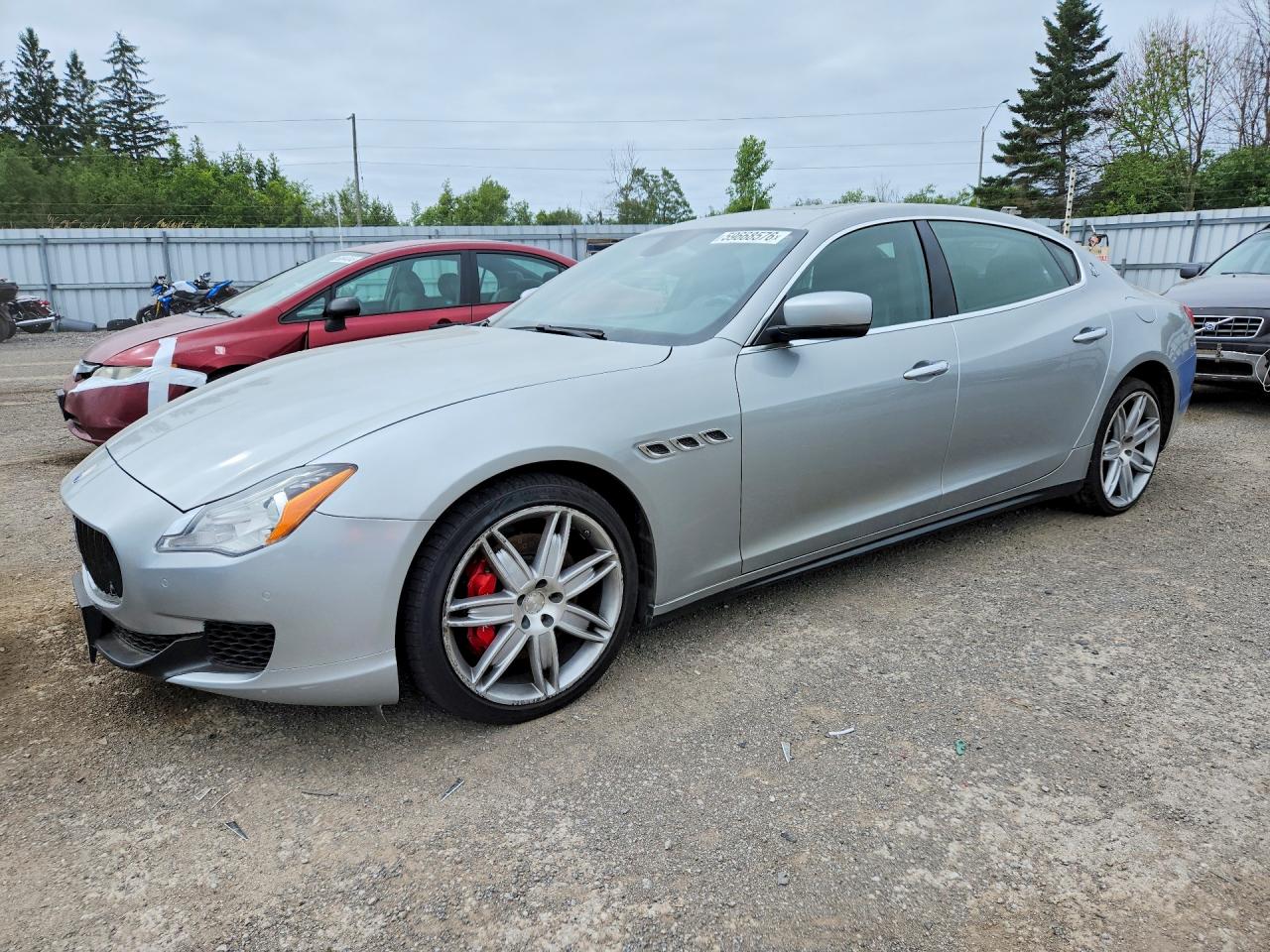2014 Maserati Quattroporte S Q4, VIN ZAM56RRA7E1079197 — Minor dents and scratches