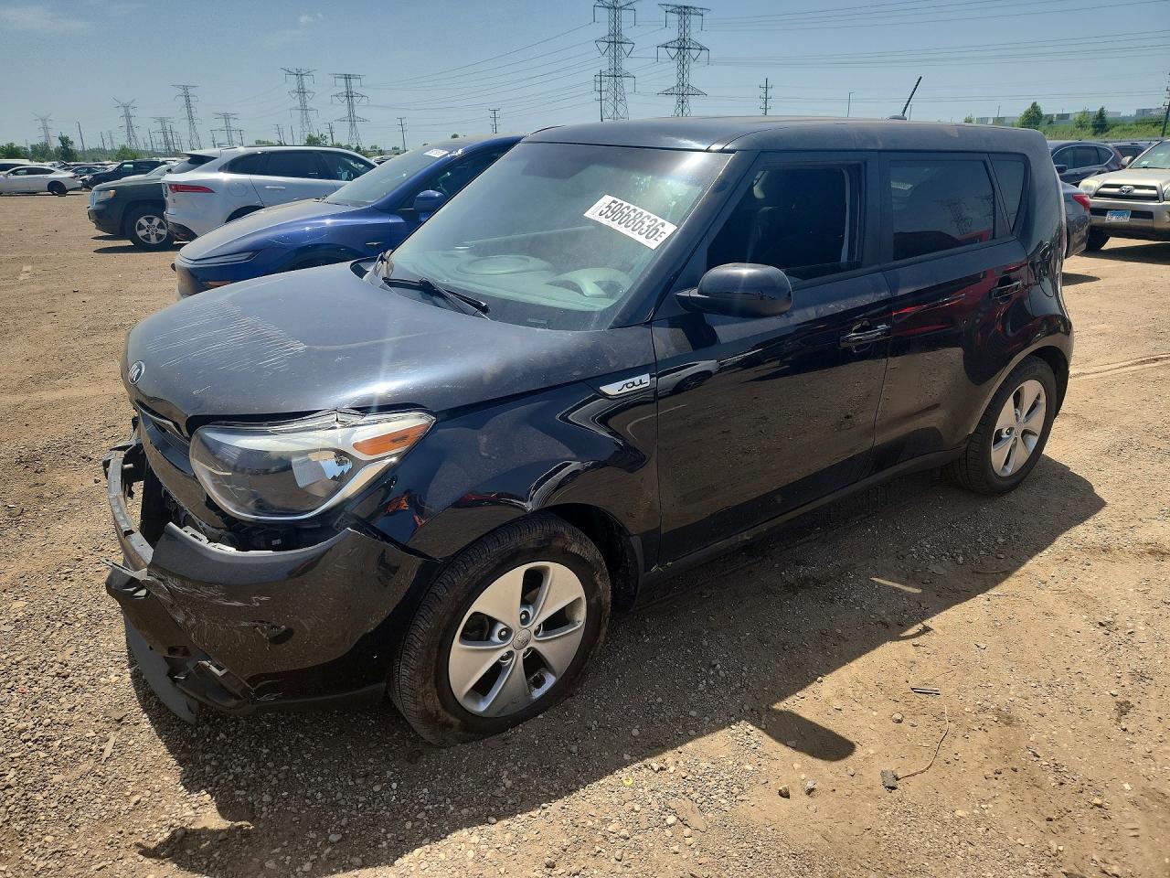 2016 Kia Soul, VIN KNDJN2A22G7835097 — Front end