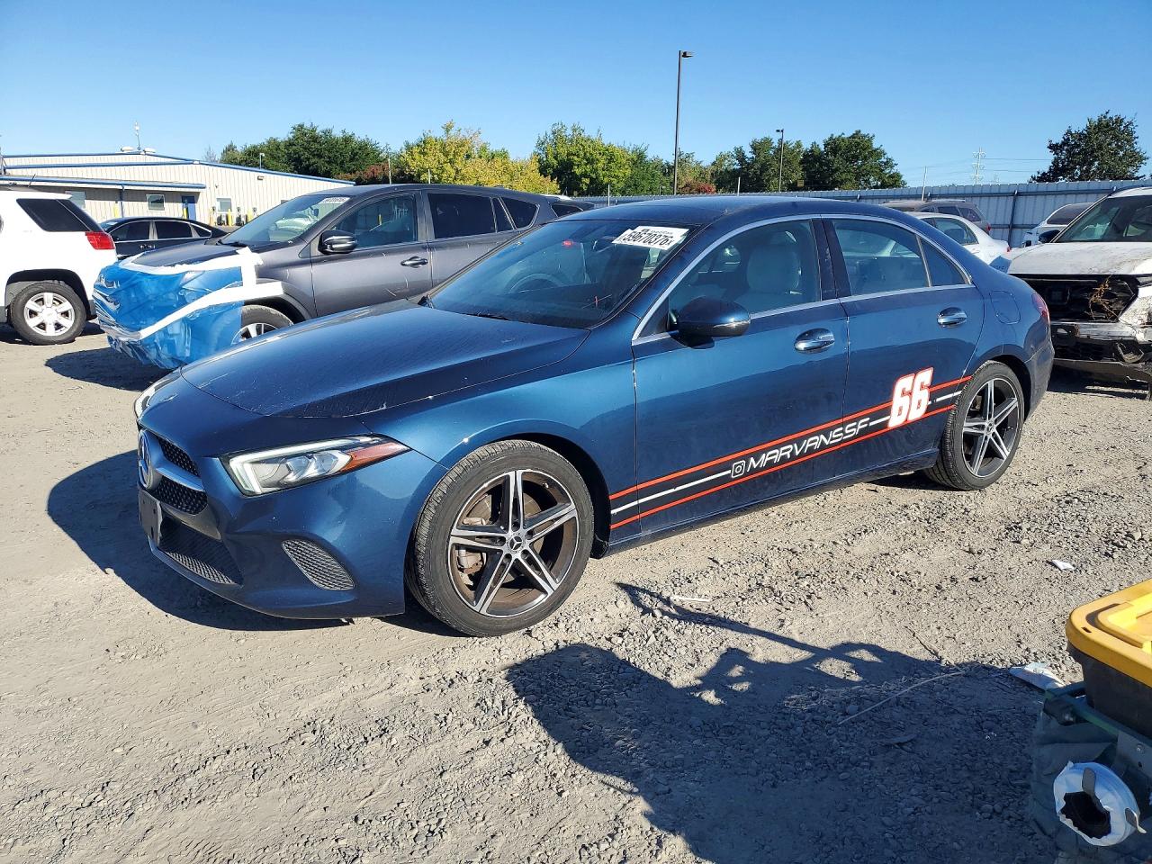 2022 Mercedes-Benz A 220, VIN W1K3G4EB9NJ326154 — Minor dents and scratches