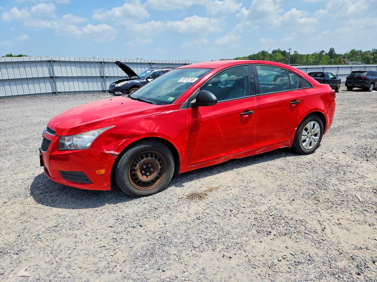 2014 Chevrolet Cruze LS, VIN 1G1PA5SH8E7275277 — Front end